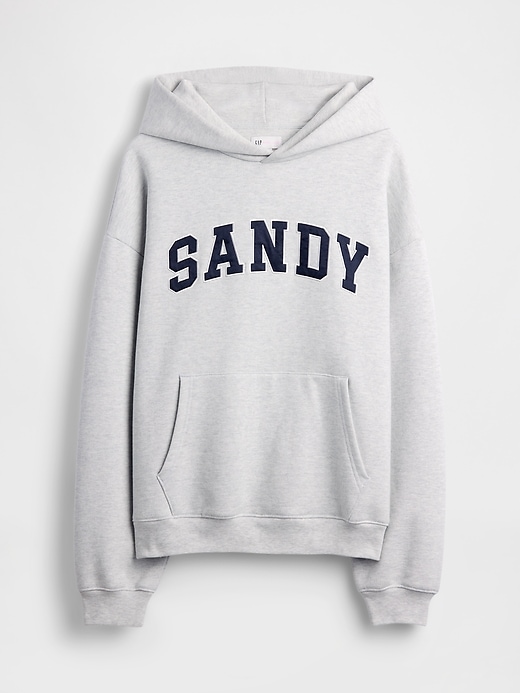 Image number 9 showing, Gap × Sandy Liang Adult Extra Heavyweight Logo Oversized Hoodie