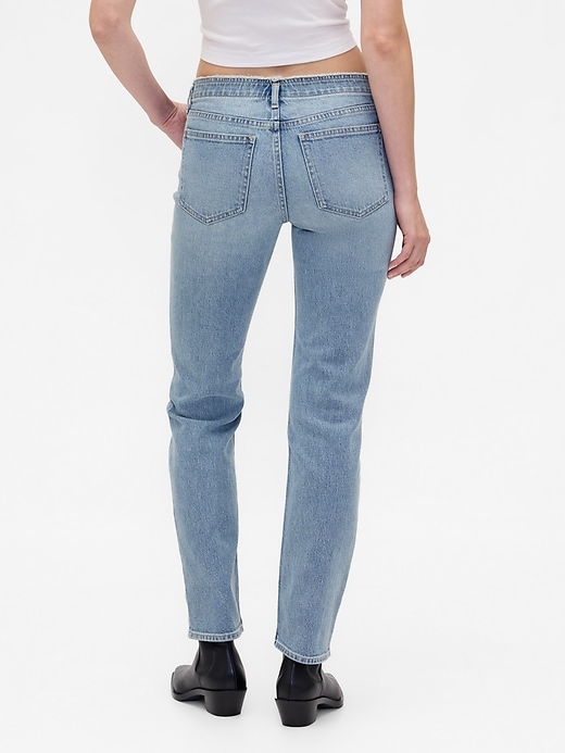 Image number 4 showing, Low Rise '90s Slim Straight Jeans