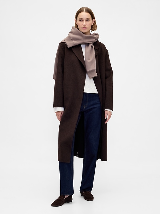 Image number 2 showing, CashSoft Cable-Knit Crewneck Sweater