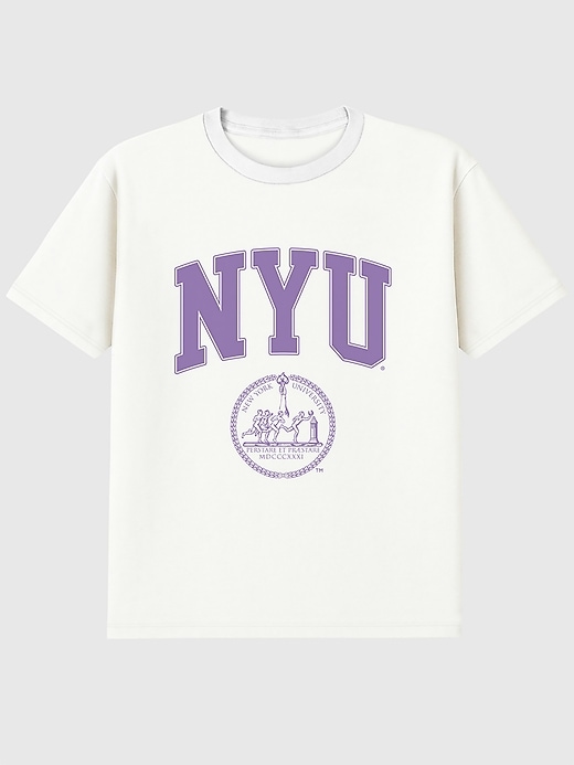 Image number 1 showing, NYU College Crest Graphic T-Shirt