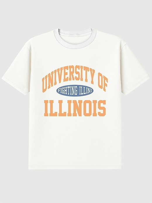 Image number 1 showing, University of Illinois Vintage Fighting Illini Graphic T-Shirt