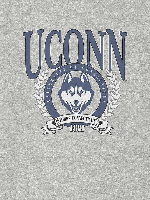 Image number 2 showing, UConn Laurel Crest Graphic T-Shirt
