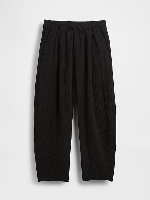 Image number 5 showing, Cotton Gauze Easy Barrel Pants
