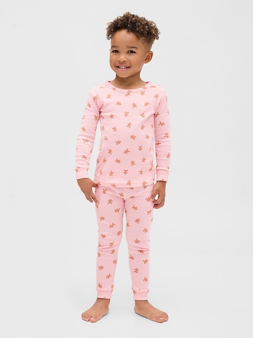 Image number 3 showing, Kids & Baby Organic Brushed Cotton Holiday PJ Set