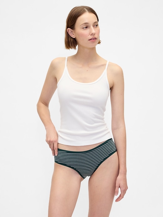 Image number 2 showing, Organic Stretch Cotton Hipster (3-Pack)