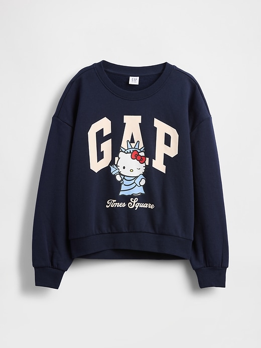 Image number 2 showing, Kids VintageSoft Hello Kitty Logo Sweatshirt