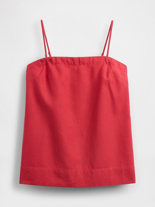 Image number 5 showing, Linen-Blend Cami