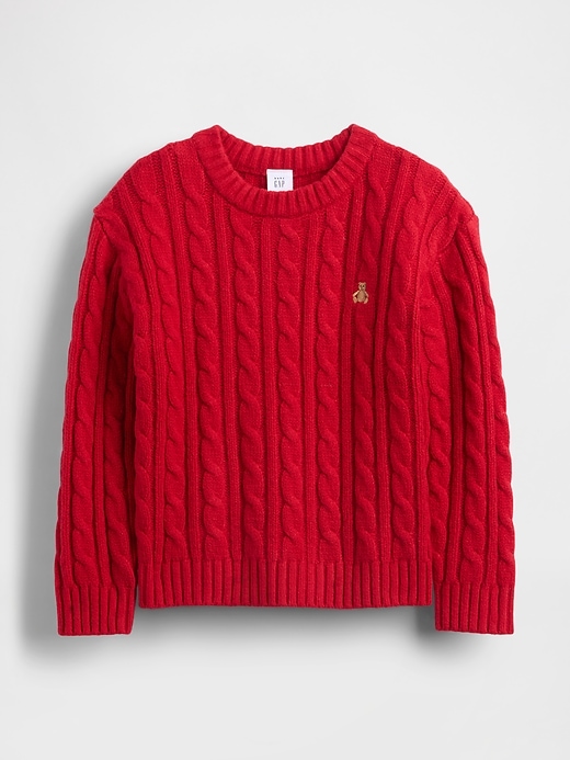Image number 1 showing, Baby & Toddler CashSoft Cable-Knit Sweater