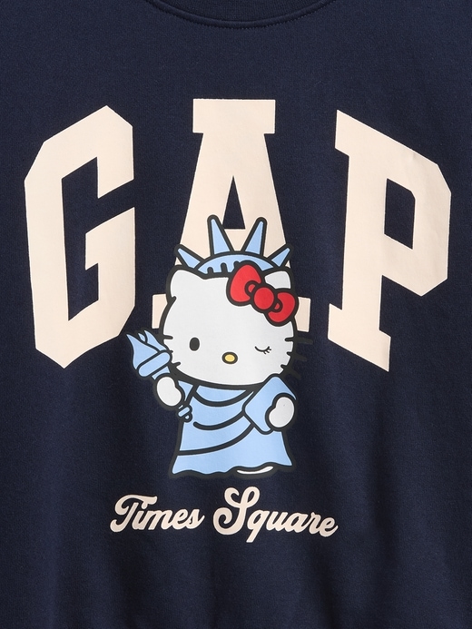 Image number 5 showing, Kids VintageSoft Hello Kitty Logo Sweatshirt