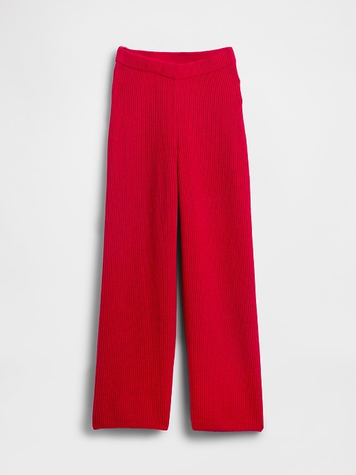 Image number 6 showing, CashSoft Shaker-Stitch Sweater Pants