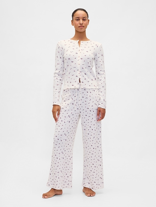 Image number 2 showing, Waffle PJ Cardigan