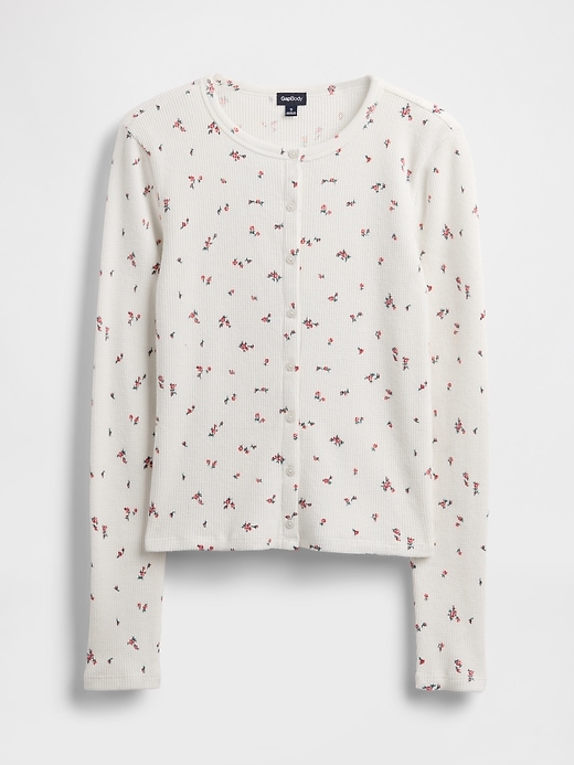 Image number 5 showing, Waffle PJ Cardigan