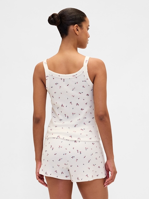 Image number 3 showing, Waffle PJ Tank Top