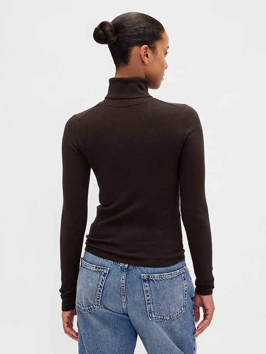 Image number 3 showing, CashSoft Stretch Turtleneck Sweater