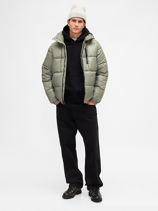 Image number 2 showing, Recycled Heavyweight Puffer Jacket