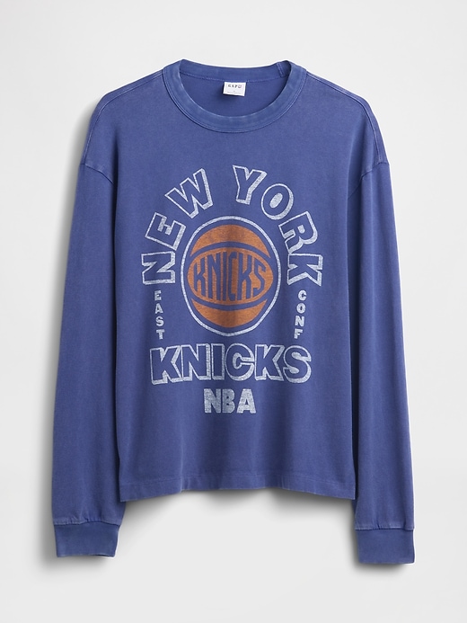 Image number 4 showing, NBA New York Knicks Crop Graphic T-Shirt