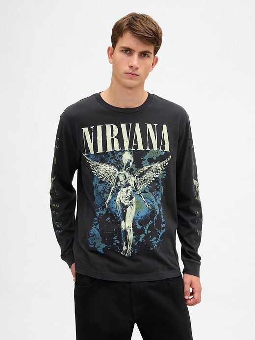 Image number 1 showing, Nirvana Graphic T-Shirt