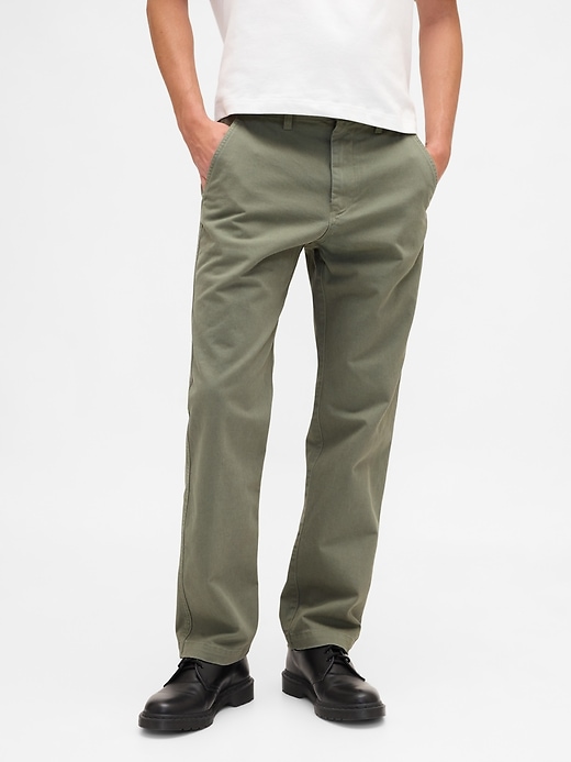 Image number 2 showing, Heavyweight Twill Relaxed Straight Khakis