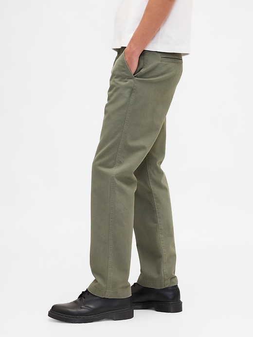 Image number 3 showing, Heavyweight Twill Relaxed Straight Khakis