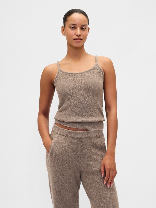 Image number 1 showing, CashSoft Boucle Sweater Tank Top
