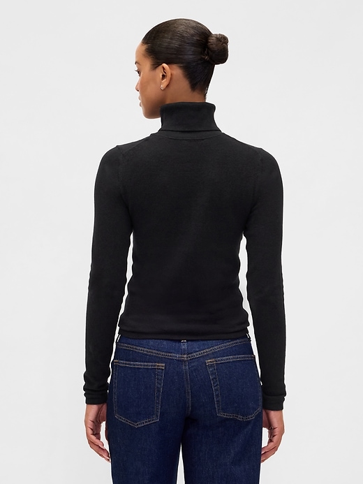 Image number 3 showing, CashSoft Stretch Turtleneck Sweater