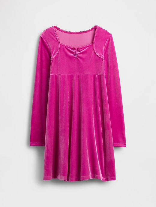 Image number 2 showing, Kids Velvet Empire Waist Dress