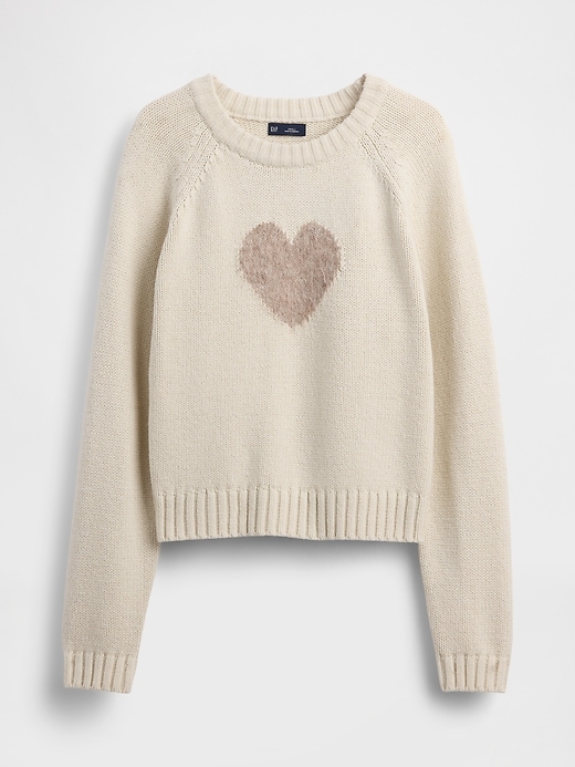 Image number 5 showing, Cotton-Blend Raglan Crewneck Sweater