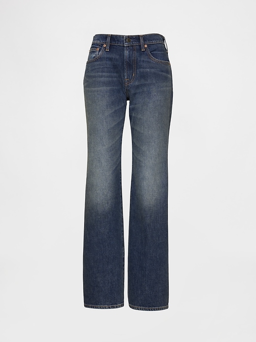 Image number 5 showing, Mid Rise Relaxed Flare Jeans