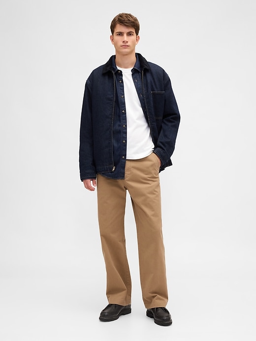 Image number 1 showing, Heavyweight Twill '90s Loose Khakis