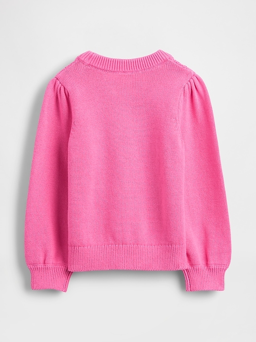 Image number 2 showing, Baby & Toddler Puff-Sleeve Sweater