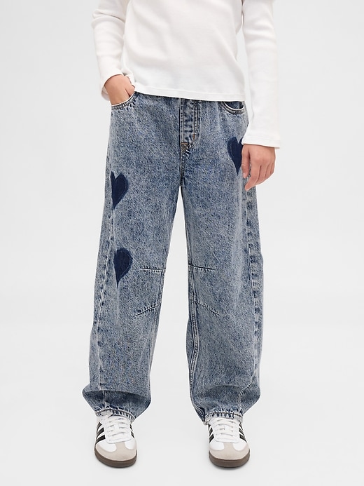 Image number 3 showing, Kids Easy Barrel Jeans