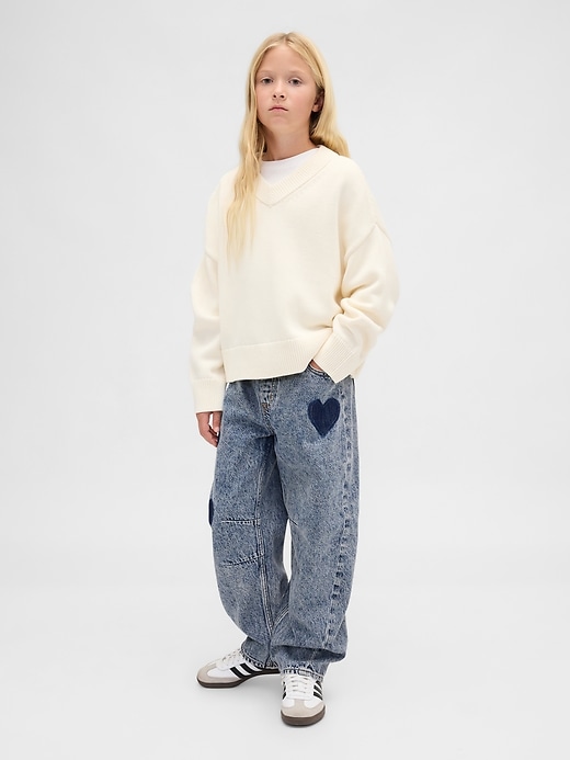 Image number 1 showing, Kids Easy Barrel Jeans