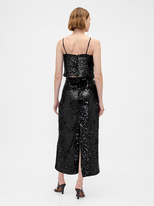 Image number 2 showing, Sequin Maxi Skirt