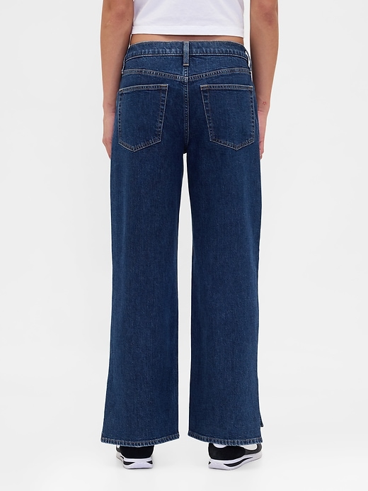 Image number 4 showing, Low Rise Drawcord '90s Loose Jeans