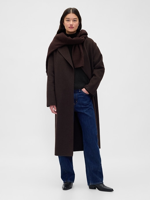 Image number 2 showing, CashSoft Shaker-Stitch Turtleneck Sweater