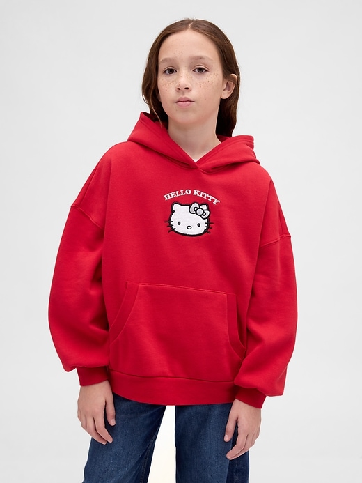Image number 1 showing, Kids VintageSoft Oversized Hello Kitty Hoodie