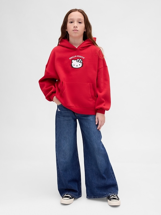 Image number 4 showing, Kids VintageSoft Oversized Hello Kitty Hoodie