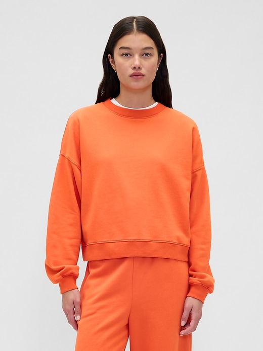 Image number 1 showing, VintageSoft Wedge Crewneck Sweatshirt