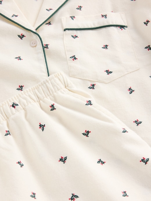 Image number 2 showing, Adult Softest Flannel PJ Short Set