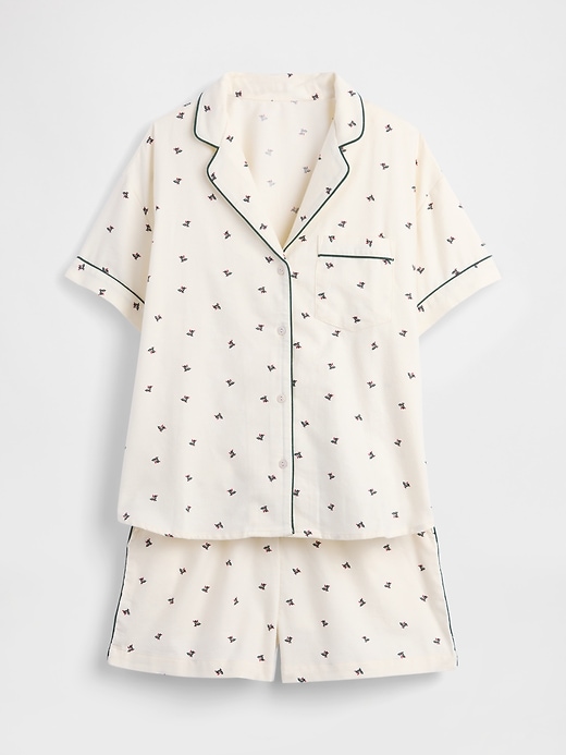 Image number 5 showing, Adult Softest Flannel PJ Short Set