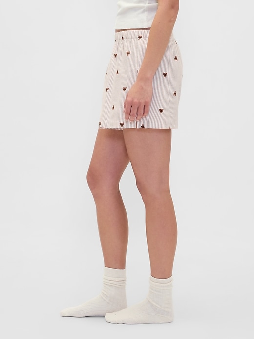 Image number 3 showing, Logo Flannel Boxer Shorts