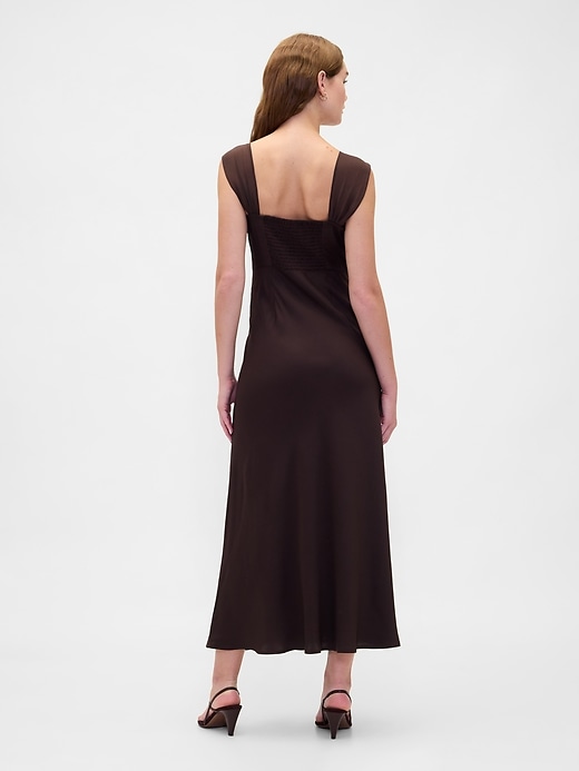 Image number 2 showing, Mixed Media Maxi Dress