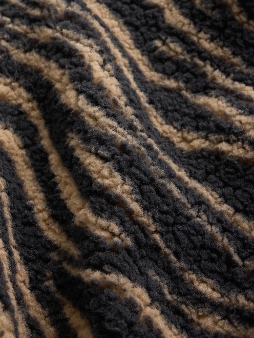 Image number 5 showing, Kids Sherpa Relaxed Zip Hoodie