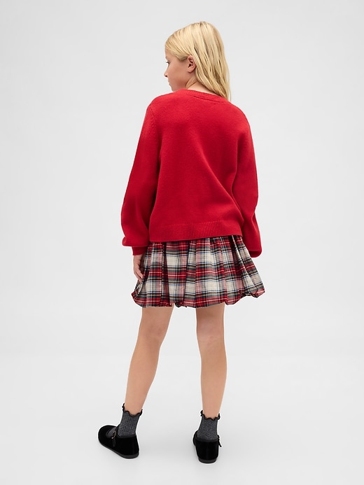 Image number 3 showing, Kids Plaid Bubble Skirt