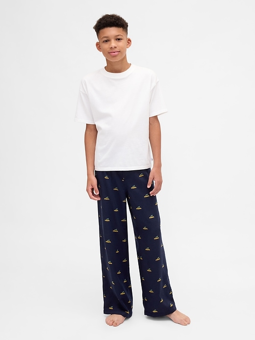 Image number 3 showing, Kids Recycled Flannel PJ Pants