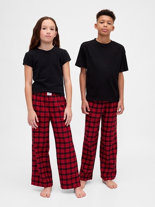 Image number 1 showing, Kids Recycled Flannel PJ Pants