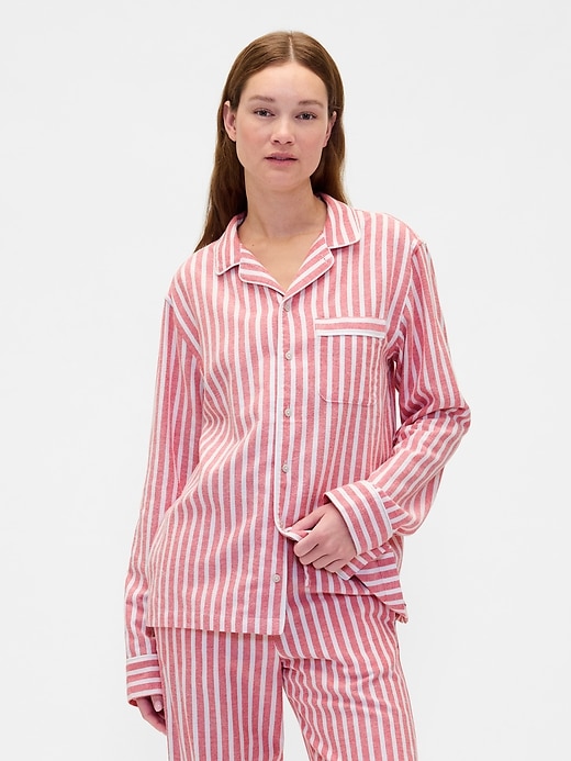 Image number 1 showing, Adult Softest Flannel PJ Shirt