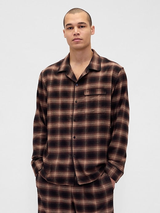 Image number 3 showing, Adult Softest Flannel PJ Shirt