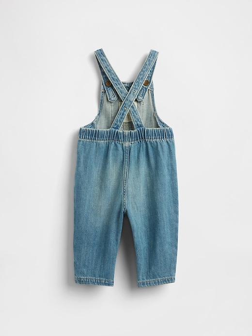 Image number 2 showing, Baby Denim Overalls