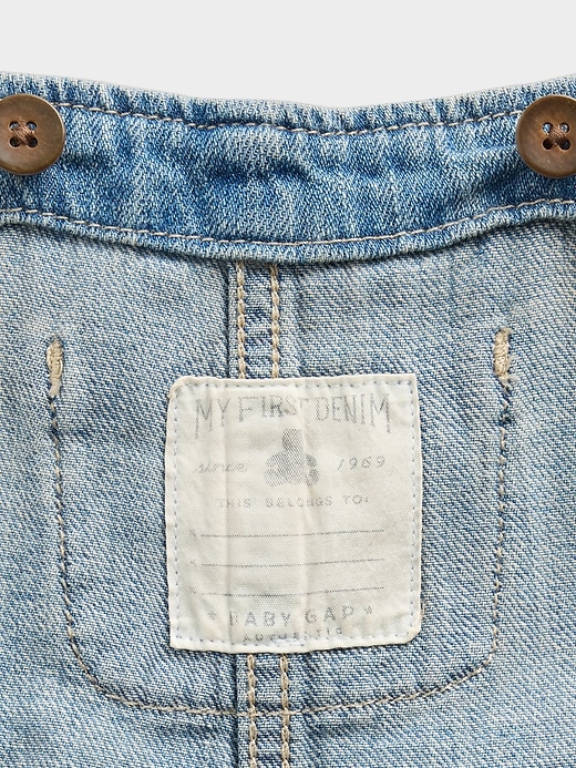 Image number 4 showing, Baby Denim Overalls